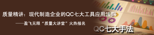 质量精讲，现代制造企业的QC七大工具应用法则——利来质量大讲堂火热报名